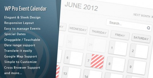 [nulled] WordPress Pro Event Calendar v2.9.4 - Plugin product photo