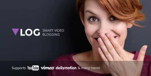 Nulled Vlog v1.5 - Video Blog  Magazine WordPress Theme Product visual