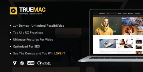 Nulled True Mag v4.2.9.5 - WordPress Theme for Video and Magazine product logo