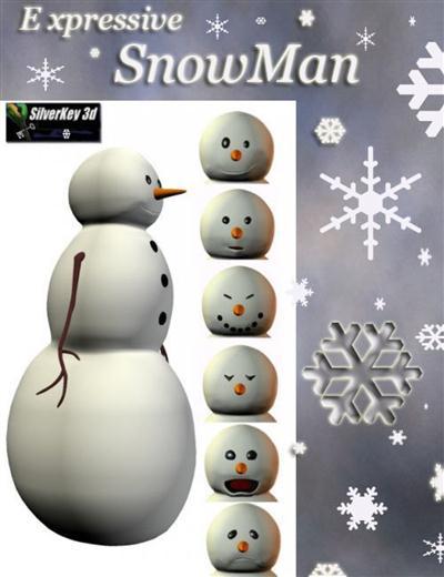 Daz3d - Expressive Snowman