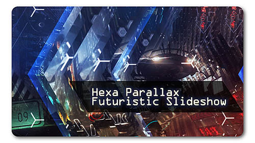 Hexa Parallax | Futuristic Slideshow - Project for After Effects (Videohive)
