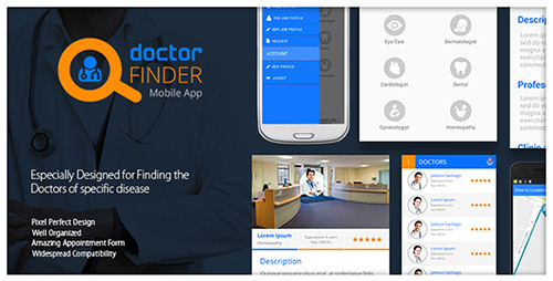 CodeCanyon - Online Doctor Finder Mobile App v1.0 - 19218182
