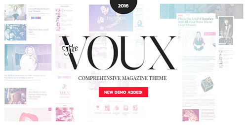 ThemeForest - The Voux v3.0.1 - A Comprehensive Magazine Theme - 11400130