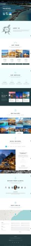 Travel and Hotel Website Template - CM 1173722