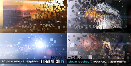 Mosaic World - Project for After Effects (Videohive)