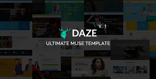 ThemeForest - DAZE v1.0 - Ultimate Business Muse Template - 13411725