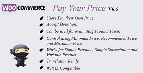CodeCanyon - WooCommerce Pay Your Price v7.1 - 7000238