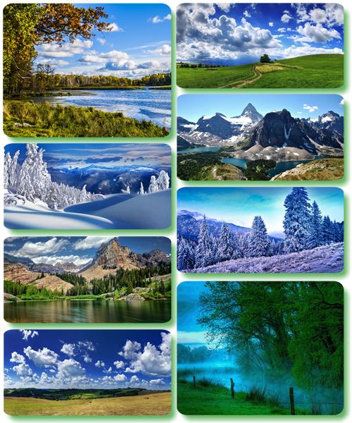 Живописные пейзажи - Обои с фото природы (альбом 252)