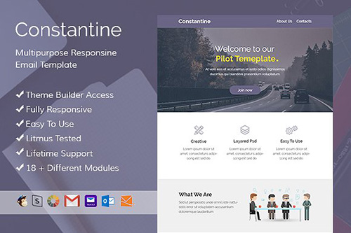 Constantine - Email template+Builder - CM 485900
