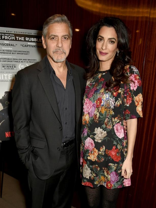 Джордж Клуни поздравляет беременную супругу с днем рождения