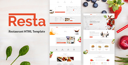 ThemeForest - Resta v1.0 - Restaurant HTML Template - 19345529