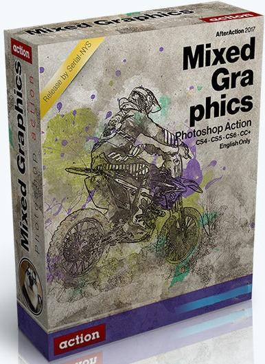 GraphicRiver - Mixed Graphics Photoshop Action