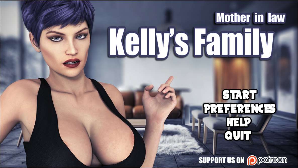 Kelly's Family: Mother in law [InProgress, 0.2] (K84) [uncen] [2017, 3DCG, SLG, ADV, Interactive, Animation, Big breast, Blowjob] [eng]