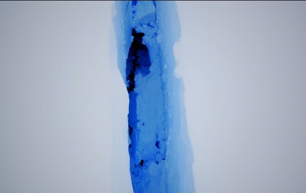 Рост гигантской трещины в Антарктиде показали на видео