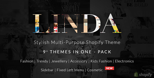 ThemeForest - Shopify Fashion Multi purpose Theme - Linda (Update: 2 December 16) - 15418733
