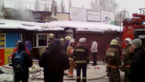 В Киеве пламенел радиорынок(фото, видео)