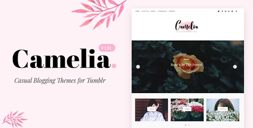 ThemeForest - Camelia v1.01 - Responsive Blogging Tumblr Theme - 19401936