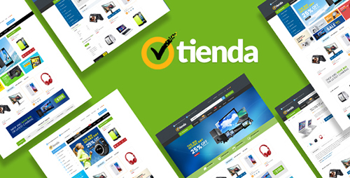 ThemeForest - Tienda v1.0 - Responsive Technology Magento Theme - 19220850