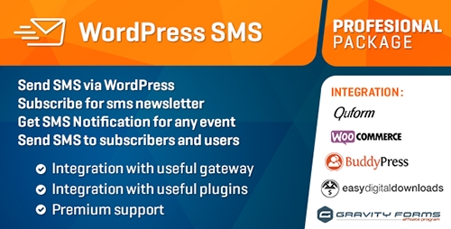 CodeCanyon - WP SMS Professional Package v2.2.2 - 9380372