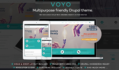 ThemeForest - VOYO v1.0 - Multi-Purpose eCommerce Drupal Theme - 14316724