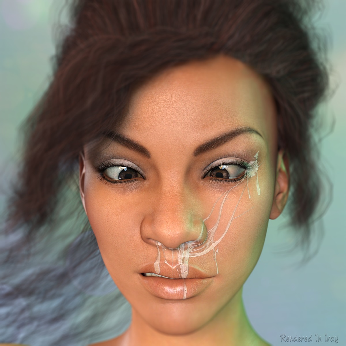 L.I.E. Snot And Slime Faces For Genesis 3 Female