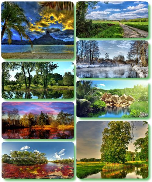 Живописные пейзажи - Обои с фото природы (альбом 255)