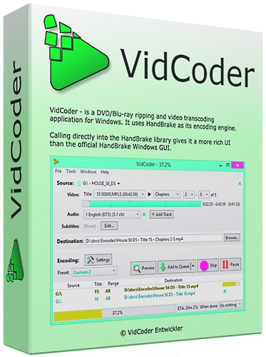 VidCoder 2.50 (x86/x64) + Portable