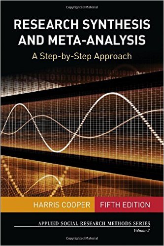 Research Synthesis and Meta-Analysis A Step-by-Step Approach, 5th edition