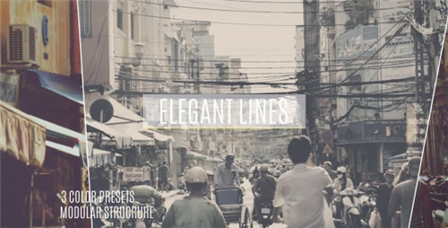 Elegant Lines Slideshow - After Effects Project (Videohive)