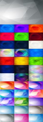 Vector Colored and Polygonal Abstract Backgrounds