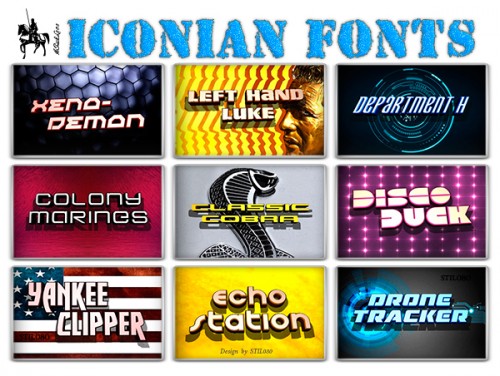 Icon - Pack of 75 fonts