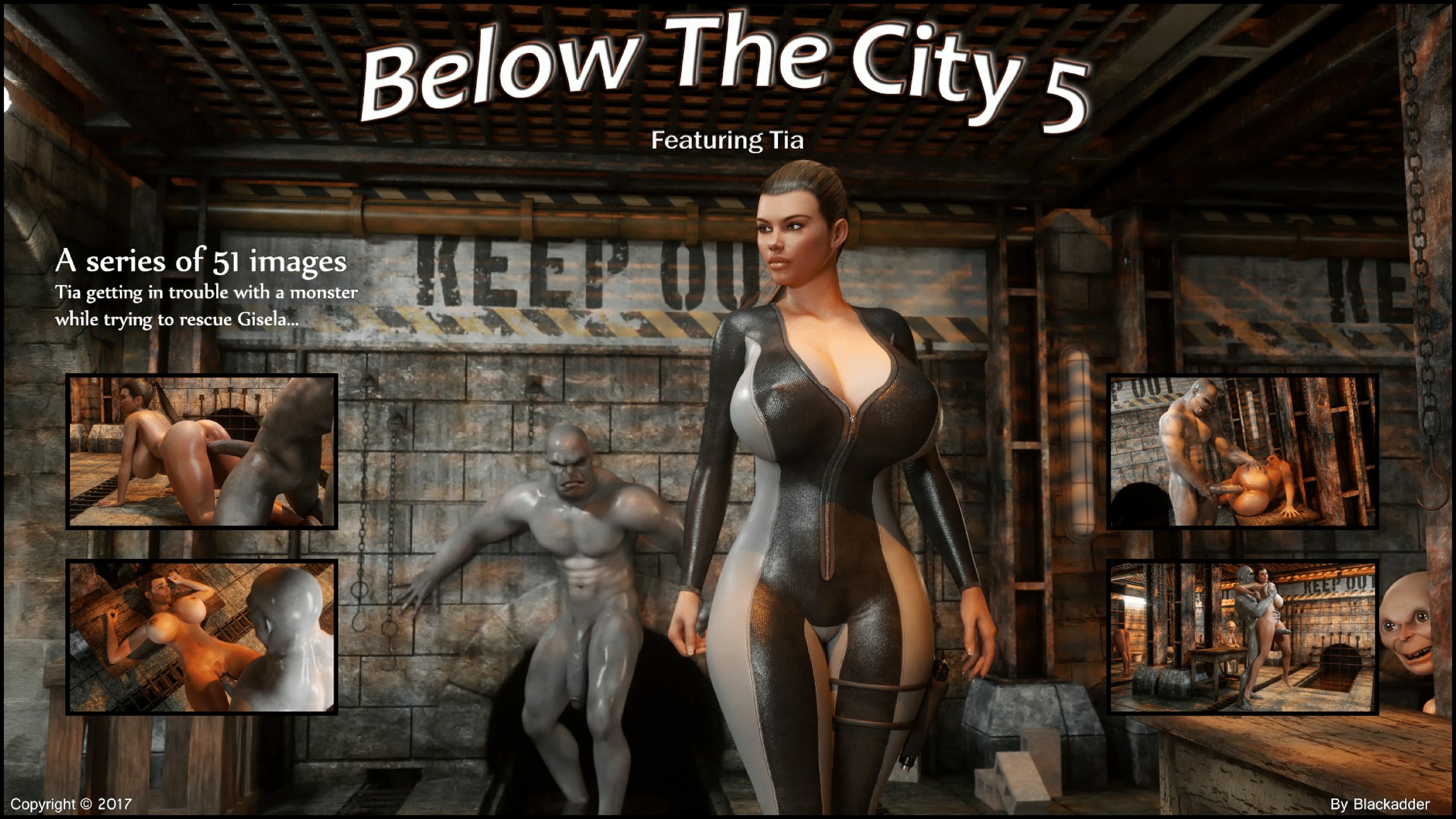 Fantastic 3d comic from Blackadder - Below The City 5