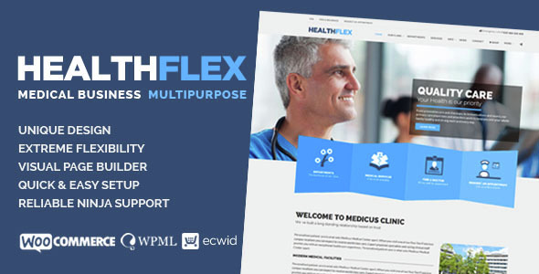 Nulled ThemeForest - HEALTHFLEX v1.4.8 - Medical Health WordPress Theme