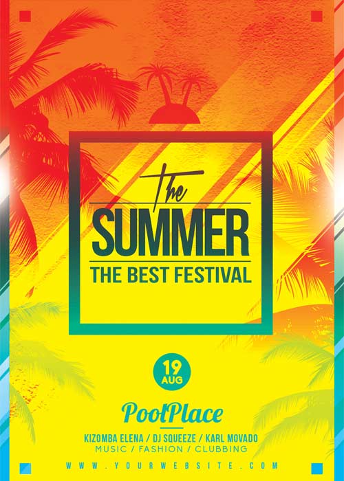 The Summer Festival V23 Flyer Template