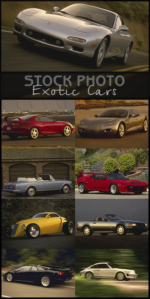 Stock Photo - Exotic Cars