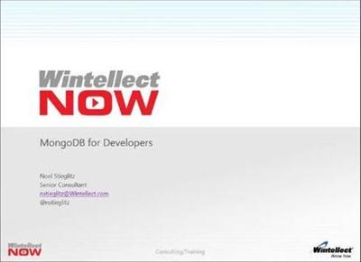 MongoDB for Developers 171116