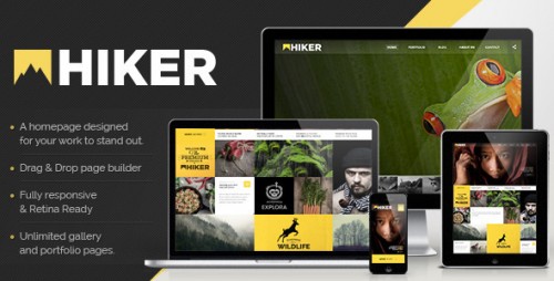 Nulled Hiker v2.4.24 - WordPress Photography Theme product image