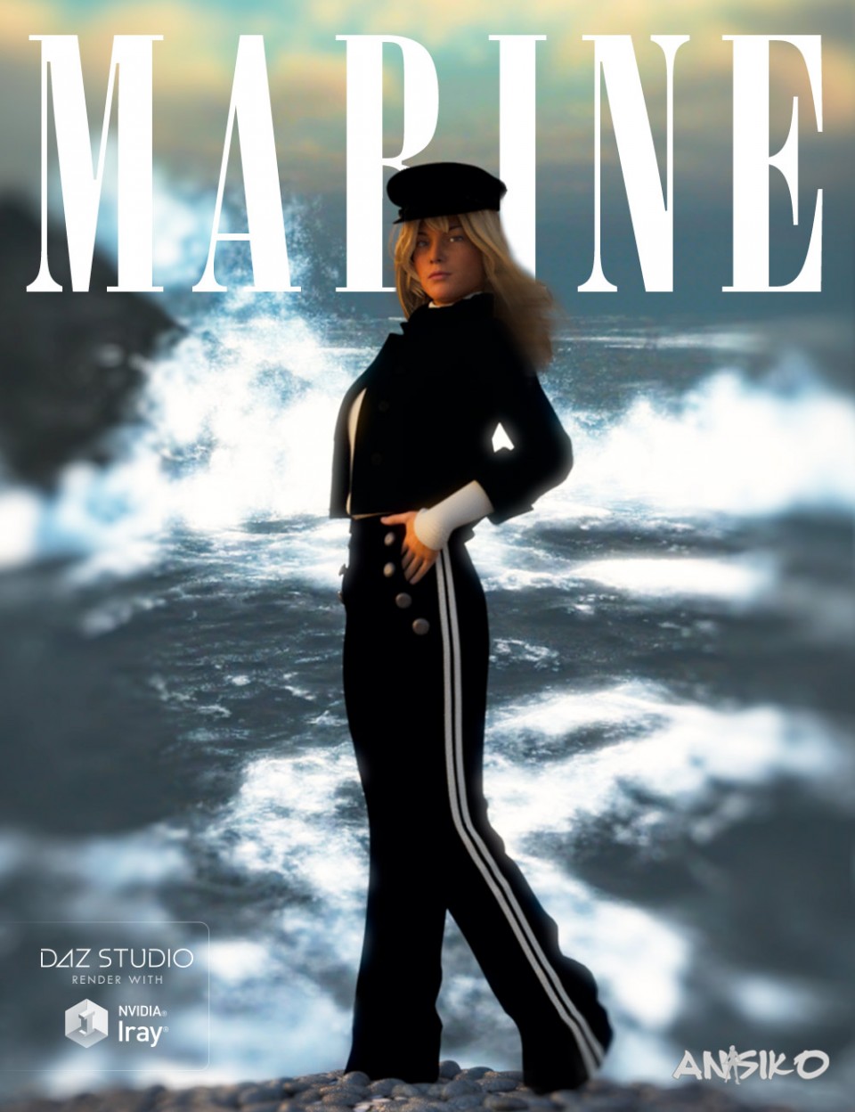 Marine Outfit for Genesis 3 Female(s)