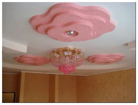 Цветок из гипсокартона на потолке: методы создания многоярусных потолков сложной формы