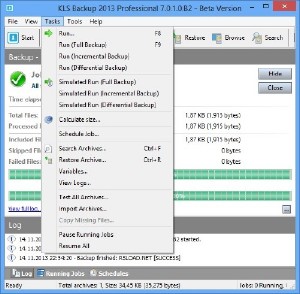 KLS Backup Professional 8.4.4.2 (Rus/Eng) - создание резервных копий информации