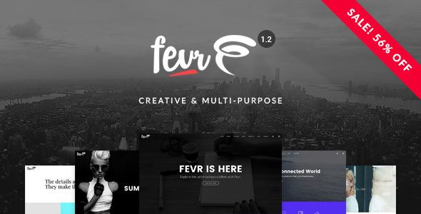 Fevr v1.2.2 - Creative MultiPurpose Theme - Wordpress