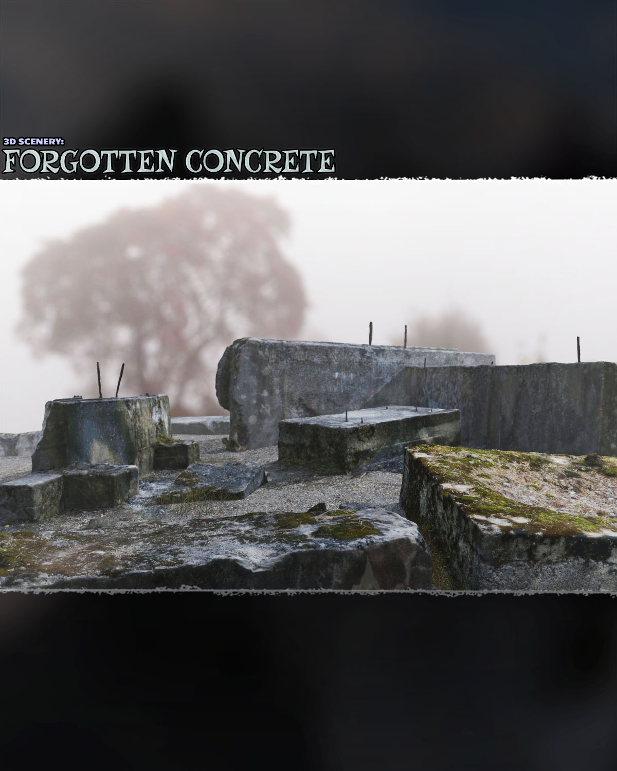 3d Scenery: Forgotten Concrete