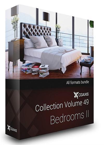 CGAxis Models Volume 49 3D Bedrooms II