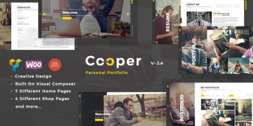 NULLED Cooper v2.5 - Creative Responsive Personal Portfolio  