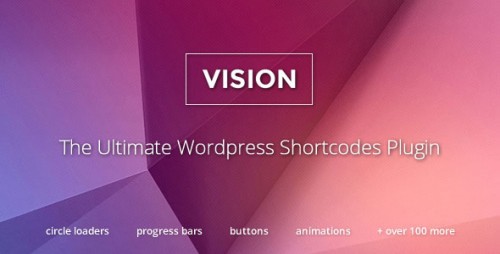 Nulled Vision v3.4.2 - WordPress Shortcodes Plugin product cover