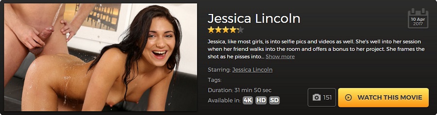 [VIPissy.com] Jessica Lincoln (10.04.2017) [2017 ., Ball Licking, Blowjob, Boy-Girl, Piss Play, Vaginal Sex, 720p, HDRip]