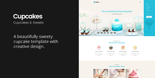 ThemeForest - Deliver Cupcake v1.1 - Sweets & Cupcakes HTML Template - 16726044