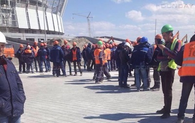 В Росссии бастовали строители стадиона к ЧМ-2018