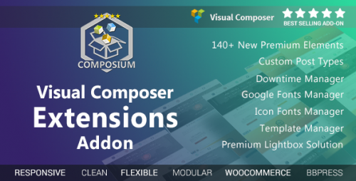 Nulled Visual Composer Extensions Addon v5.1.7 - WordPress Plugin product image