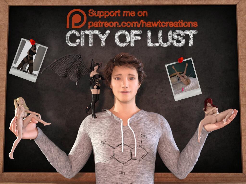 City Of Lust [InProgress, 0.3a] (HawtCreations) [uncen] [2017, ADV, RPG, 3DCG, Big Boobs/Big Breasts/Big Tits, Corruption, Incest, Mind Control, Blowjob, Masturbation, Milf, Mom-son, Seduction, Voyeur, School, Fantasy] [eng]